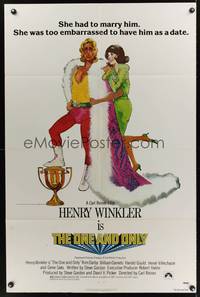 1y638 ONE & ONLY 1sh '78 Kim Darby was too embarrassed to have wrestler Henry Winkler as a date!