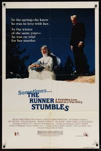1y722 RUNNER STUMBLES 1sh '79 nun Kathleen Quinlan loves priest Dick Van Dyke, but he kills her!