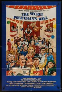 1y740 SECRET POLICEMAN'S OTHER BALL 1sh '82 wacky Evcimen art, John Cleese, English comedy!