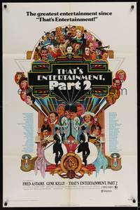 1y870 THAT'S ENTERTAINMENT PART 2 style C 1sh '75 Fred Astaire, Gene Kelly & many MGM greats!
