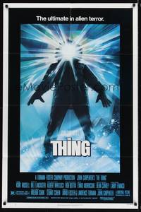 1y882 THING 1sh '82 John Carpenter, cool sci-fi horror art, the ultimate in alien terror!