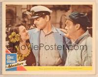 1z183 ADVENTURE LC #2 '45 Clark Gable with pretty Lina Romay & Thomas Mitchell!