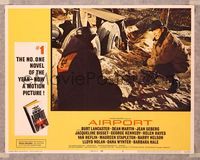 1z190 AIRPORT LC #8 '70 Burt Lancaster with emergency firemen at landing field!