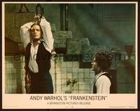 1z195 ANDY WARHOL'S FRANKENSTEIN LC #1 '74 Paul Morrissey, close up of Joe Dallessandro & Udo Kier