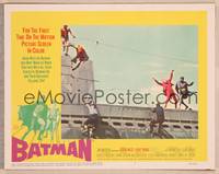 1z208 BATMAN LC #7 '66 Adam West & Burt Ward beat up bad guys on top of submarine!