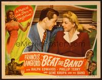1z212 BEAT THE BAND LC #6 '47 close up of Philip Terry on couch with pretty Frances Langford!