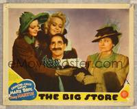 1z219 BIG STORE LC '41 Margaret Dumont tries to pull Groucho Marx away from sexy girls!