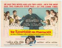 1z076 REMARKABLE MR. PENNYPACKER TC '59 Clifton Webb, he can do it better than anyone!