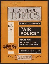 2a045 FILM TRADE TOPICS exhibitor magazine March 17, 1931 Adventures in Africa serial!