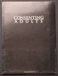 2a219 CONSENTING ADULTS presskit '92 Kevin Kline, thou shalt not covet thy neighbor's wife!