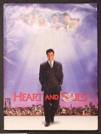 2a229 HEART & SOULS presskit '93 Robert Downey Jr, Charles Grodin, Kyra Sedgwick, Elizabeth Shue!