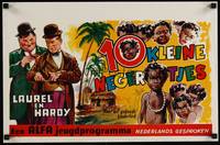 2b364 UTOPIA Belgian R50s Stan Laurel & Oliver Hardy w/ natives on deserted island!