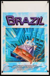 2b052 BRAZIL Belgian '85 Terry Gilliam, creepy sci-fi artwork!