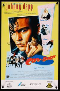 2b093 CRY-BABY Belgian 1990 directed by John Waters, Johnny Depp is a doll, Traci Lords!