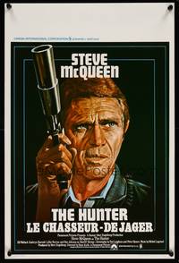 2b177 HUNTER Belgian '80 Mascii artwork of bounty hunter Steve McQueen!