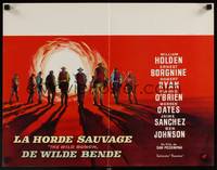 2b375 WILD BUNCH Belgian '69 Sam Peckinpah cowboy classic, great Ray western artwork!