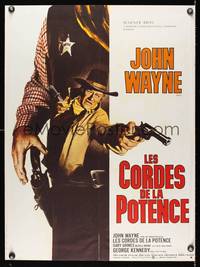 2b402 CAHILL French 23x30 '73 George Kennedy, classic United States Marshall big John Wayne!