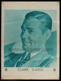 2b406 CLARK GABLE French 24x32 '30s great close-up of star!