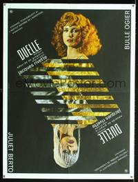 2b417 DUELLE French 24x32 '76 Jacques Rivette sex fantasy, cool dual 'playing card' image!
