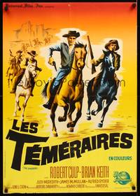 2b499 RAIDERS French 23x32 '64 Robert Culp, Brian Keith, Judi Meredith, western art by Xarrie!