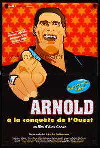 2b629 HOW ARNOLD WON THE WEST French 15x21 '04 art of The Governator, Arnold Schwarzenegger!