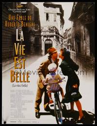 2b648 LIFE IS BEAUTIFUL French 15x21 '98 Roberto Benigni's La Vita e bella