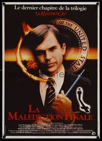 2b674 OMEN 3 - THE FINAL CONFLICT French 15x21 '81 creepy image of Sam Neill as President Damien!