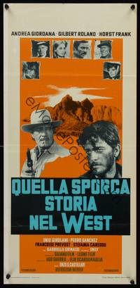 2b780 JOHNNY HAMLET Italian locandina '68 Gilbert Roland in William Shakespeare spaghetti western!