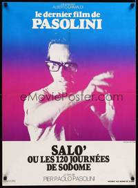 2c224 120 DAYS OF SODOM French 23x31 '76 Pier Paolo Pasolini's Salo o le 120 Giornate di Sodoma!