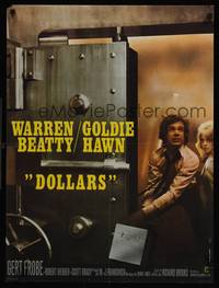 2c222 $ French 23x30 '71 cool photo of bank robbers Warren Beatty & Goldie Hawn by Kerfyser!