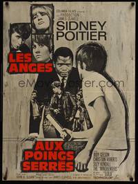 2c349 TO SIR, WITH LOVE French 23x31 '67 Sidney Poitier, Lulu, directed by James Clavell!