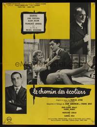 2c354 WAY OF YOUTH French 23x30 '59 Michel Boisrond's Le chemin des ecoliers, Alain Delon!