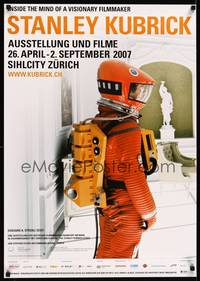 2c073 STANLEY KUBRICK EXHIBITION Swiss museum/art exhibition poster '07 2001: A Space Odyssey!