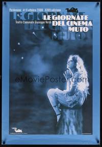 2c370 LE GIORNATE DEL CINEMA MUTO Italian 1sh '08 great full-length image of Mary Pickford!