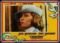 2c440 CHINATOWN Italian photobusta '74 Roman Polanski, great image of pretty Faye Dunaway