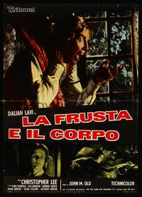 2c497 WHIP & THE BODY Italian photobusta '63 Mario Bava's La Frusta e il corpo!