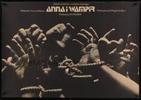 2c557 ANNA & THE VAMPIRE Polish 27x38 '82 Janusz Kidawa's Anna i wampir, Erol artwork!