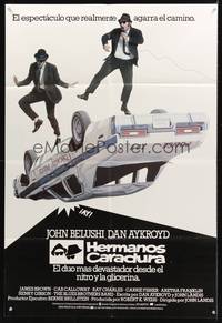 2c046 BLUES BROTHERS South American '80 John Belushi & Dan Aykroyd are on a mission from God!