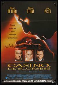 2c047 CASINO Spanish '95 Martin Scorsese, Robert De Niro, Sharon Stone, Joe Pesci!