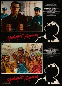 2c470 MIDNIGHT EXPRESS 10 Italian photobustas '78 Alan Parker, Brad Davis is imprisoned in Turkey!
