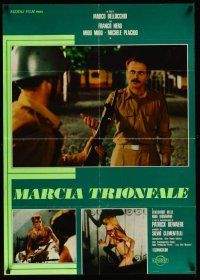 2c492 VICTORY MARCH 8 Italian photobusta '76 Bellocchio, Franco Nero, Miou-Miou, Michele Placido!