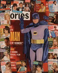 2d030 LOT OF 18 SCREEN STORIES MAGAZINES lot '65 - '66 Batman, Julie Christie, Sean Connery, Liz