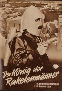 2d196 KING OF THE ROCKET MEN German program '53 cool completely different serial images!