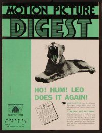 2d056 MOTION PICTURE DIGEST exhibitor magazine March 3, 1932 Tom Mix in Destry Rides Again!