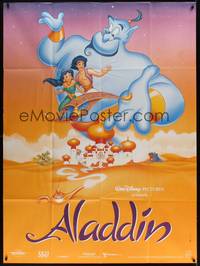 2e287 ALADDIN French 1p '92 classic Walt Disney Arabian fantasy cartoon, different image!
