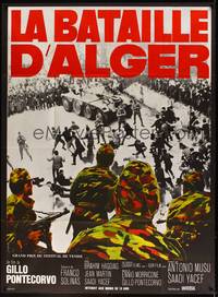 2e296 BATTLE OF ALGIERS French 1p '65 Gillo Pontecorvo's La Battaglia di Algeri, different image!