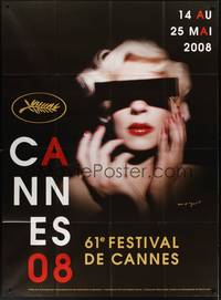 2e316 CANNES FILM FESTIVAL 2008 French 1p '08 cool image of woman with censored eyes!