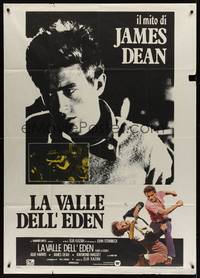 2e036 EAST OF EDEN Italian 1p R80s first James Dean, John Steinbeck, directed by Elia Kazan!