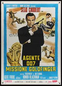 2e050 GOLDFINGER Italian 1p R80s great art images of Sean Connery as James Bond 007!