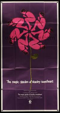 2f027 MAGIC GARDEN OF STANLEY SWEETHEART revised 3sh '70 nude Don Johnsons are petals of a flower!